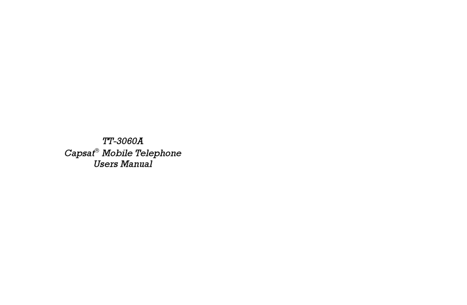 thrane and thrane capsat satellite telephone tt3060a