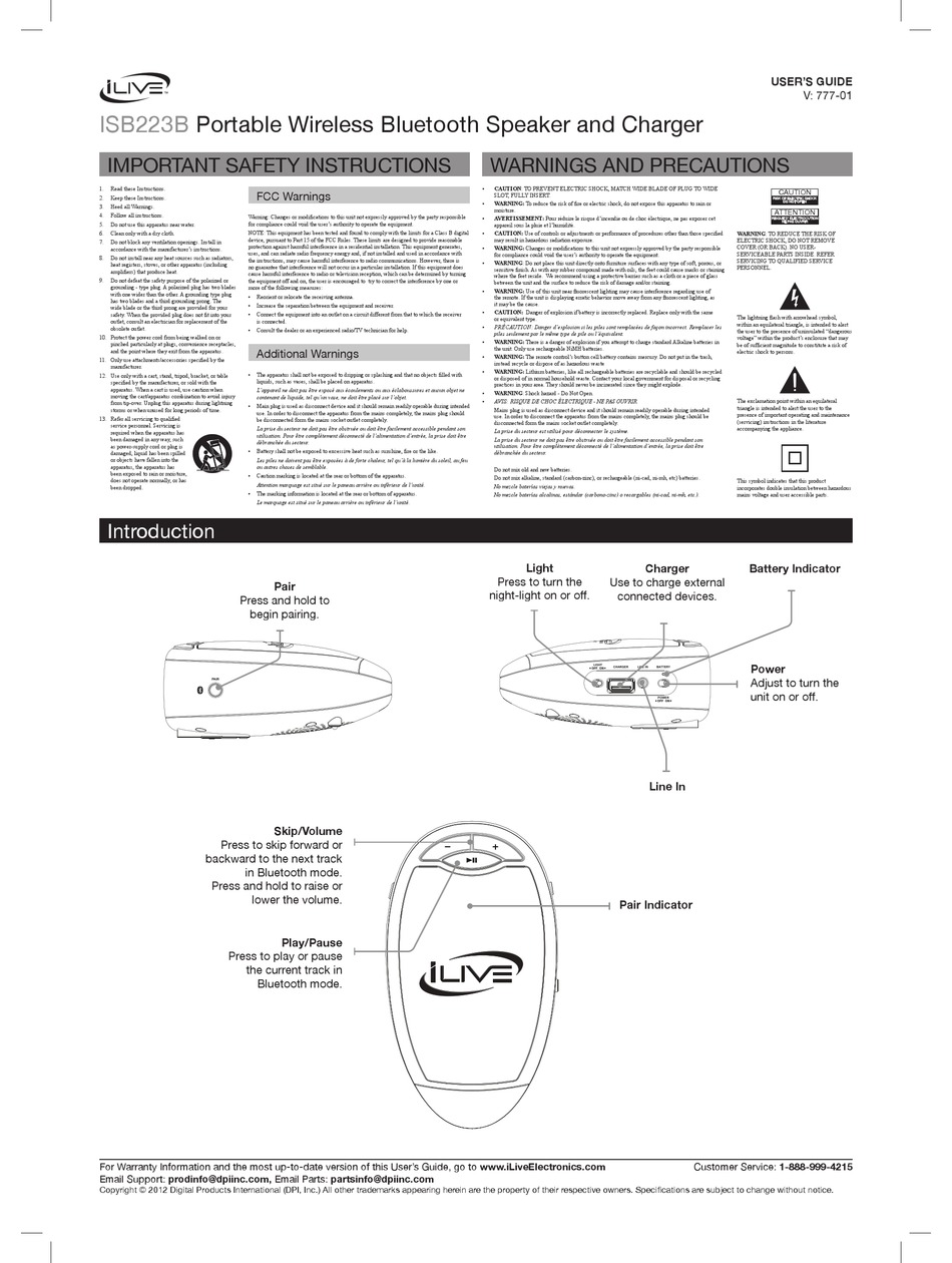 ILIVE ISB223B USER MANUAL Pdf Download | ManualsLib