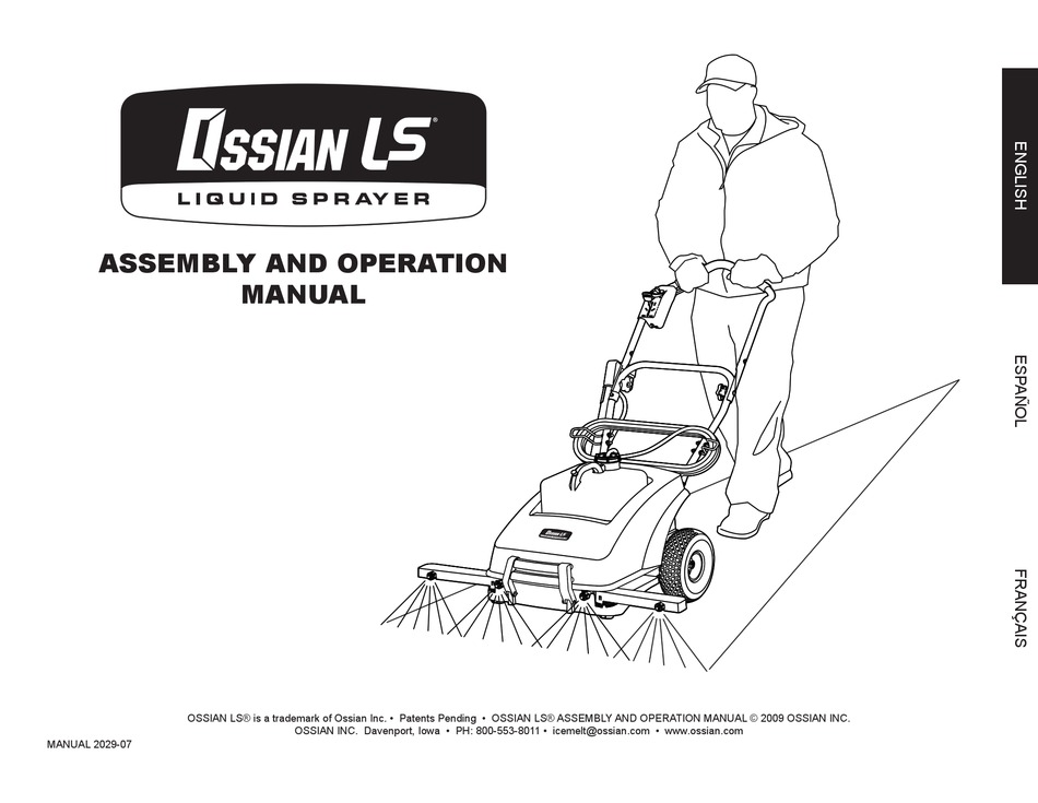 OSSIAN LS ASSEMBLY AND OPERATION MANUAL Pdf Download ManualsLib