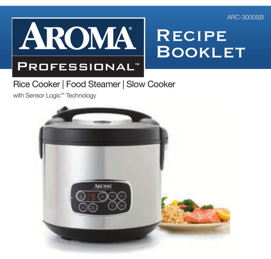 AROMA PROFESSIONAL ARC3000SB RECIPE BOOKLET Pdf Download ManualsLib
