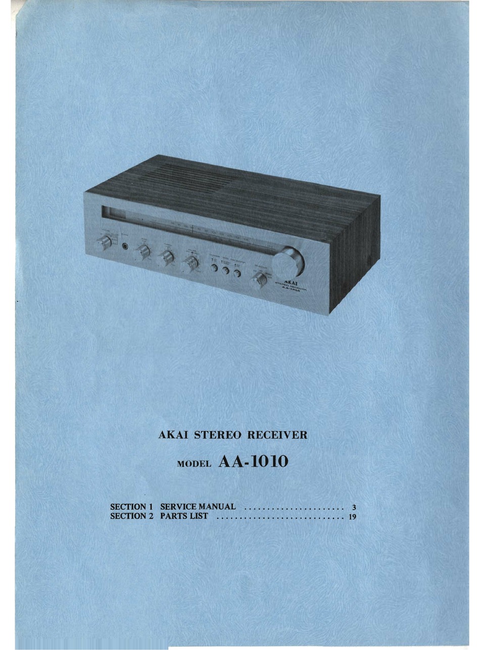 AKAI AA-R41-AA-R51 receptor Servicio De Reparación Manual Original 