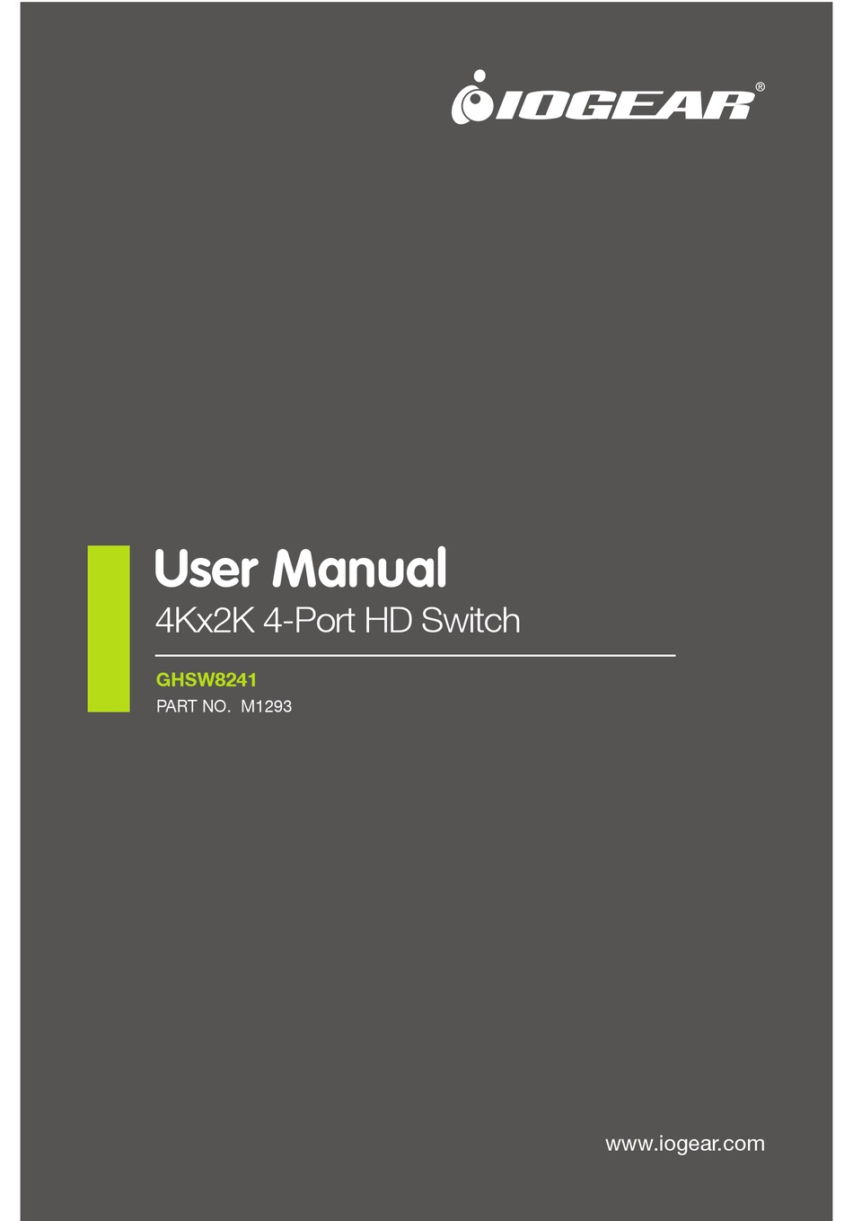 IOGEAR GHSW8241 USER MANUAL Pdf Download | ManualsLib