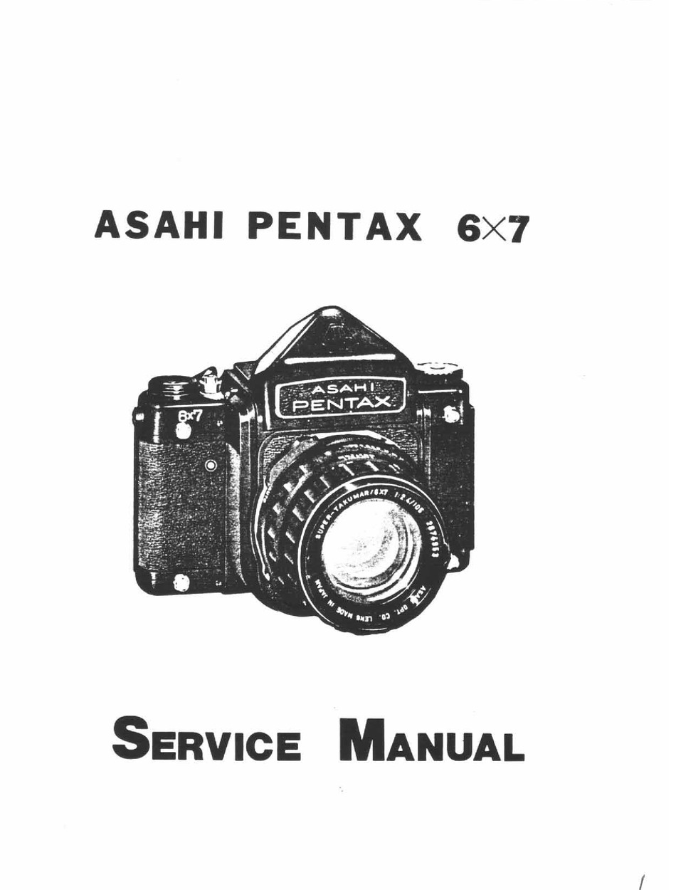 ASAHI PENTAX 6X7 SERVICE MANUAL Pdf Download ManualsLib