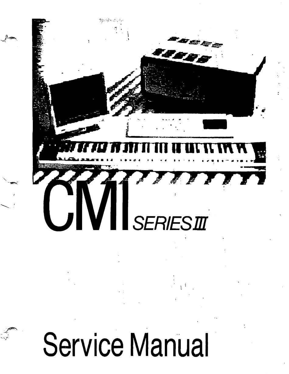 FAIRLIGHT CMI SERIES III SERVICE MANUAL Pdf Download ManualsLib