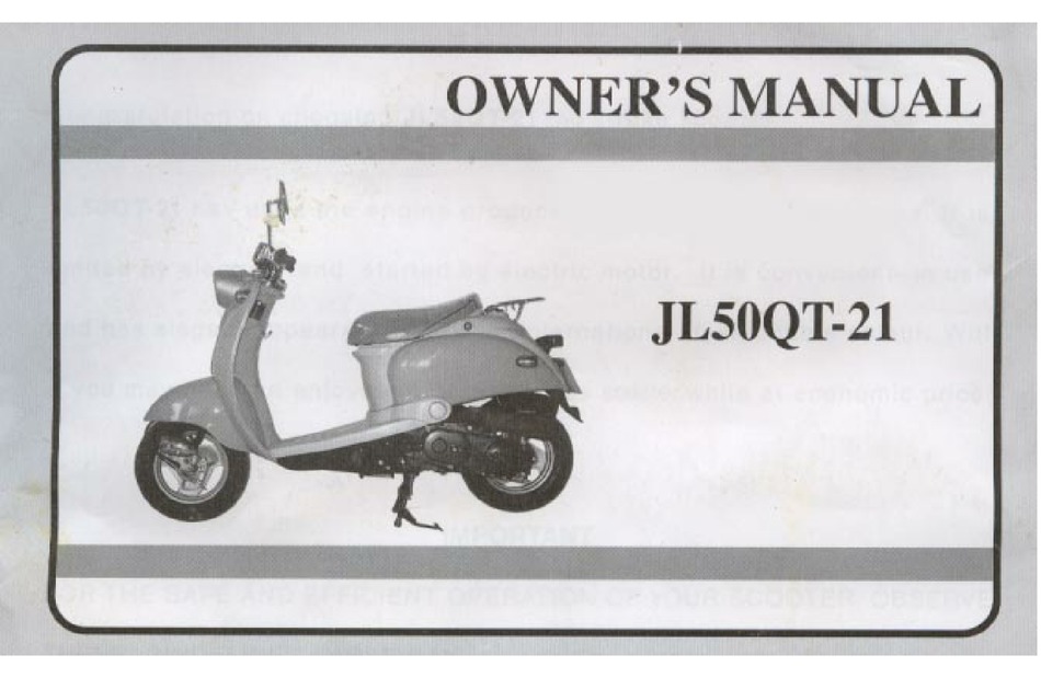Geely Jl50qt 21 Owner S Manual Pdf Download Manualslib