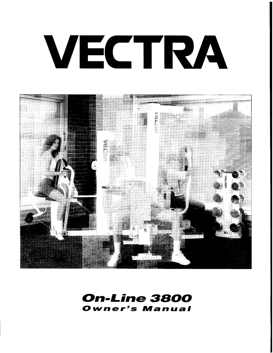 VECTRA FITNESS ON-LINE 3800 OWNER'S MANUAL Pdf Download | ManualsLib
