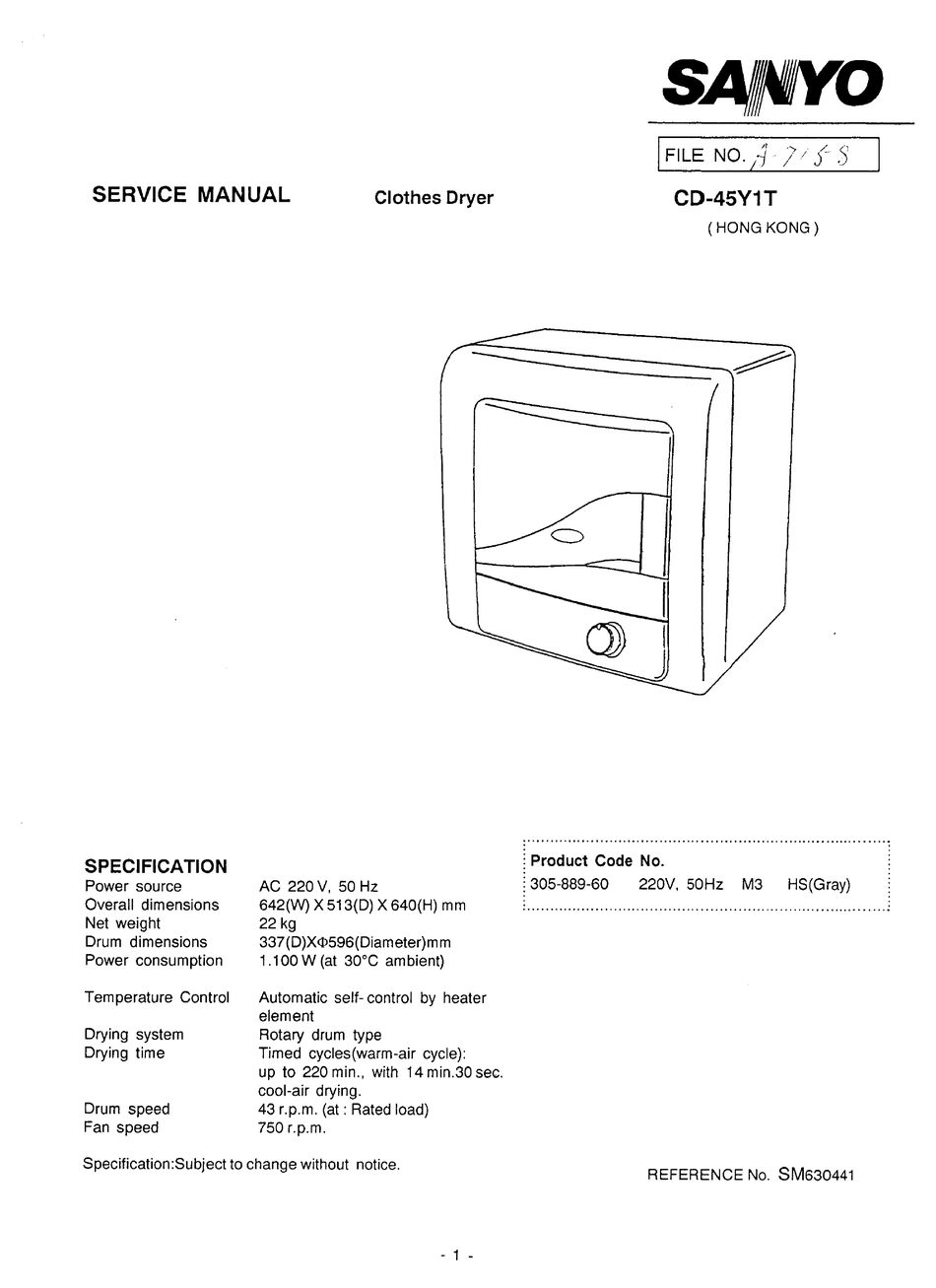 Sanyo Cd 45y1t Service Manual Pdf Download Manualslib