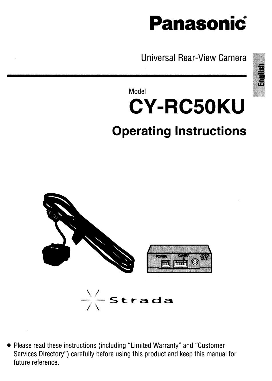 PANASONIC CYRC50KU OPERATING INSTRUCTIONS MANUAL Pdf Download ManualsLib