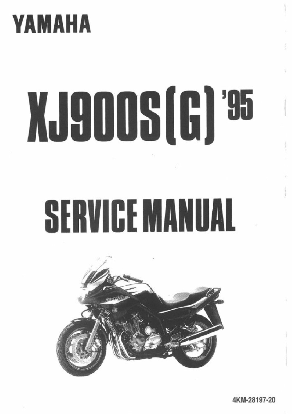 Yamaha 95 Xj900s Service Manual Pdf Download Manualslib