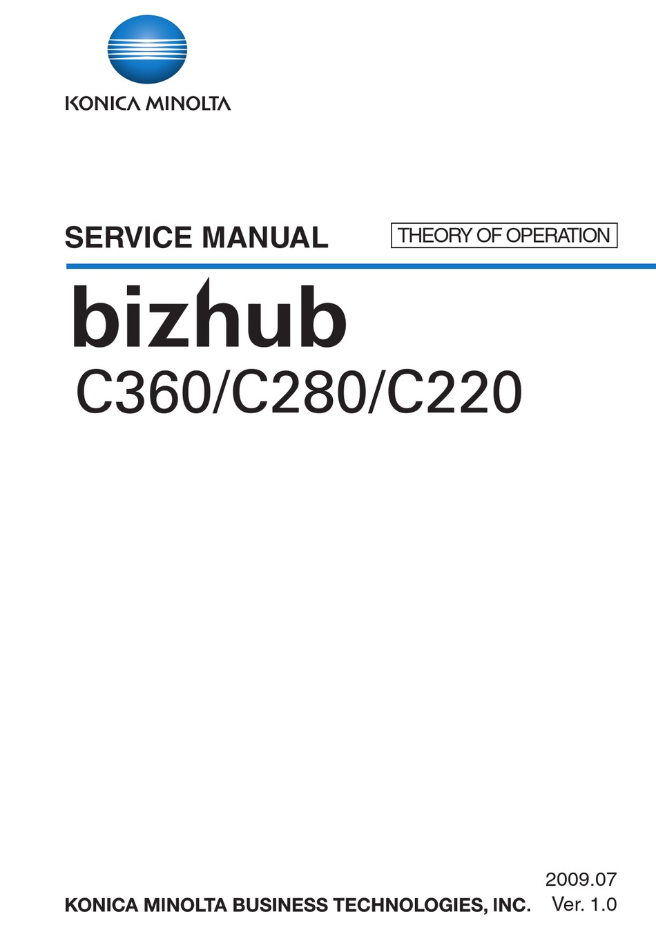 Konica Minolta Bizhub C360 Service Manual Pdf Download Manualslib