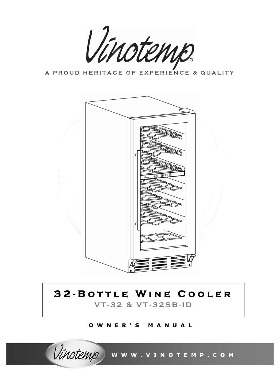 VINOTEMP VT32 OWNER'S MANUAL Pdf Download ManualsLib