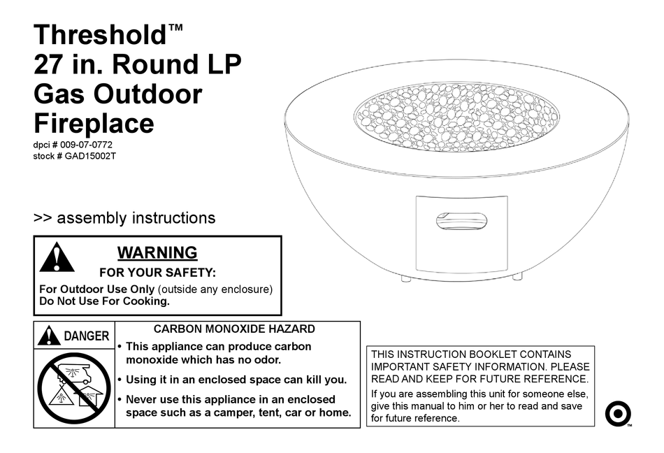 BLUE RHINO GAD15002T ASSEMBLY INFORMATION Pdf Download | ManualsLib