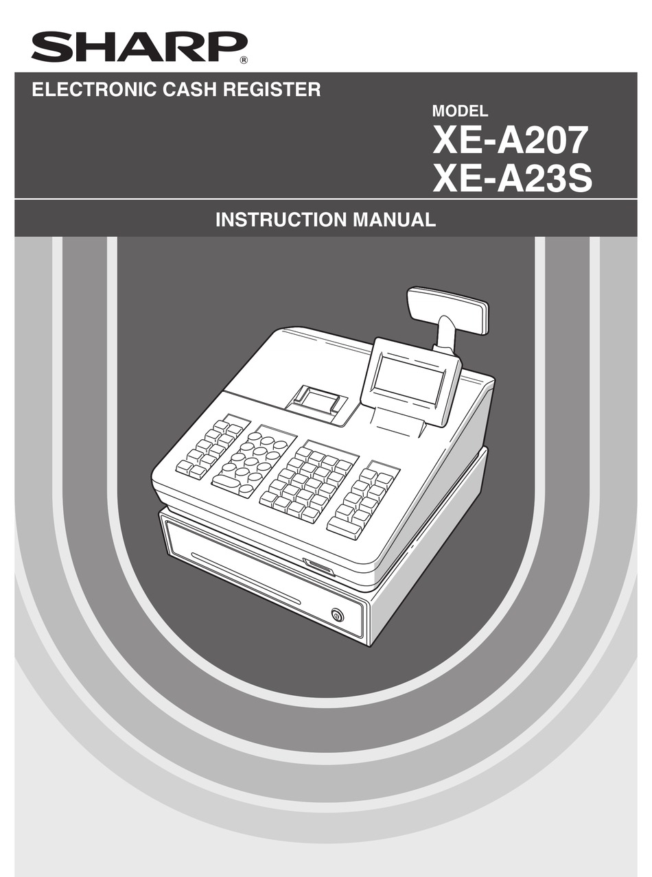 SHARP XE-A207 INSTRUCTION MANUAL Pdf Download | ManualsLib