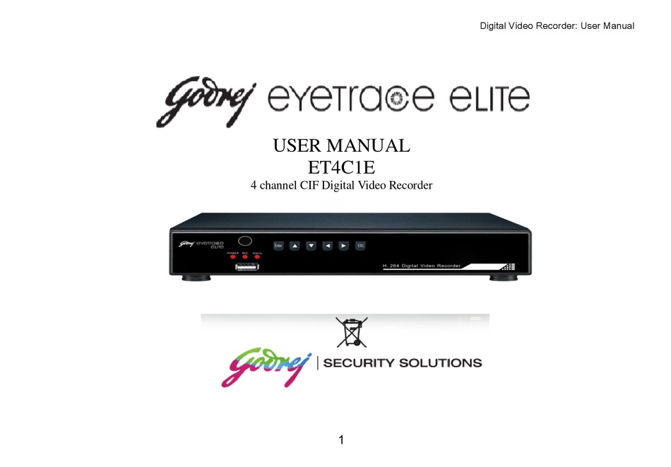 godrej dvr 4 channel