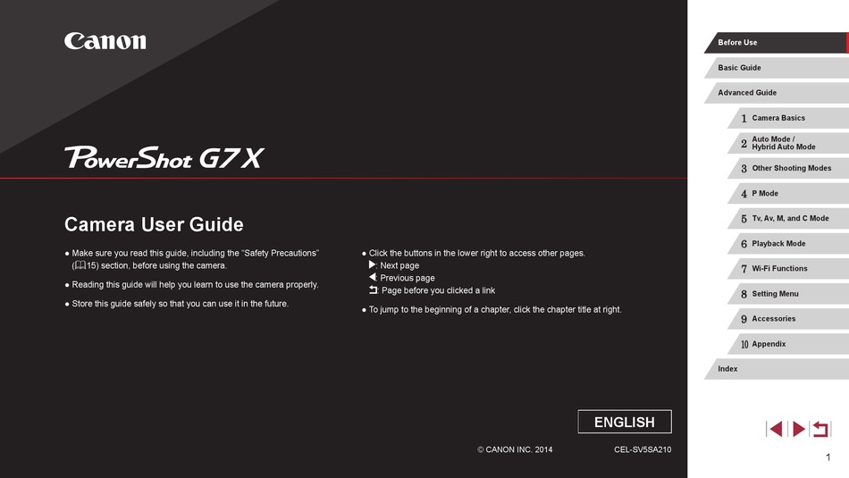 canon g7x manual pdf download