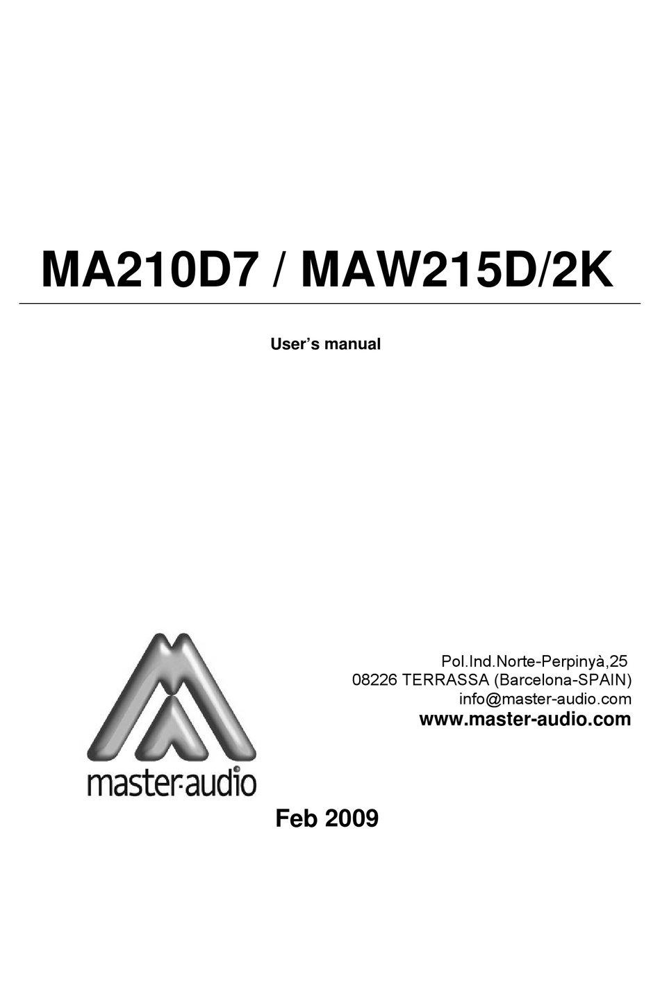 mrc soundmaster 210 manual arts