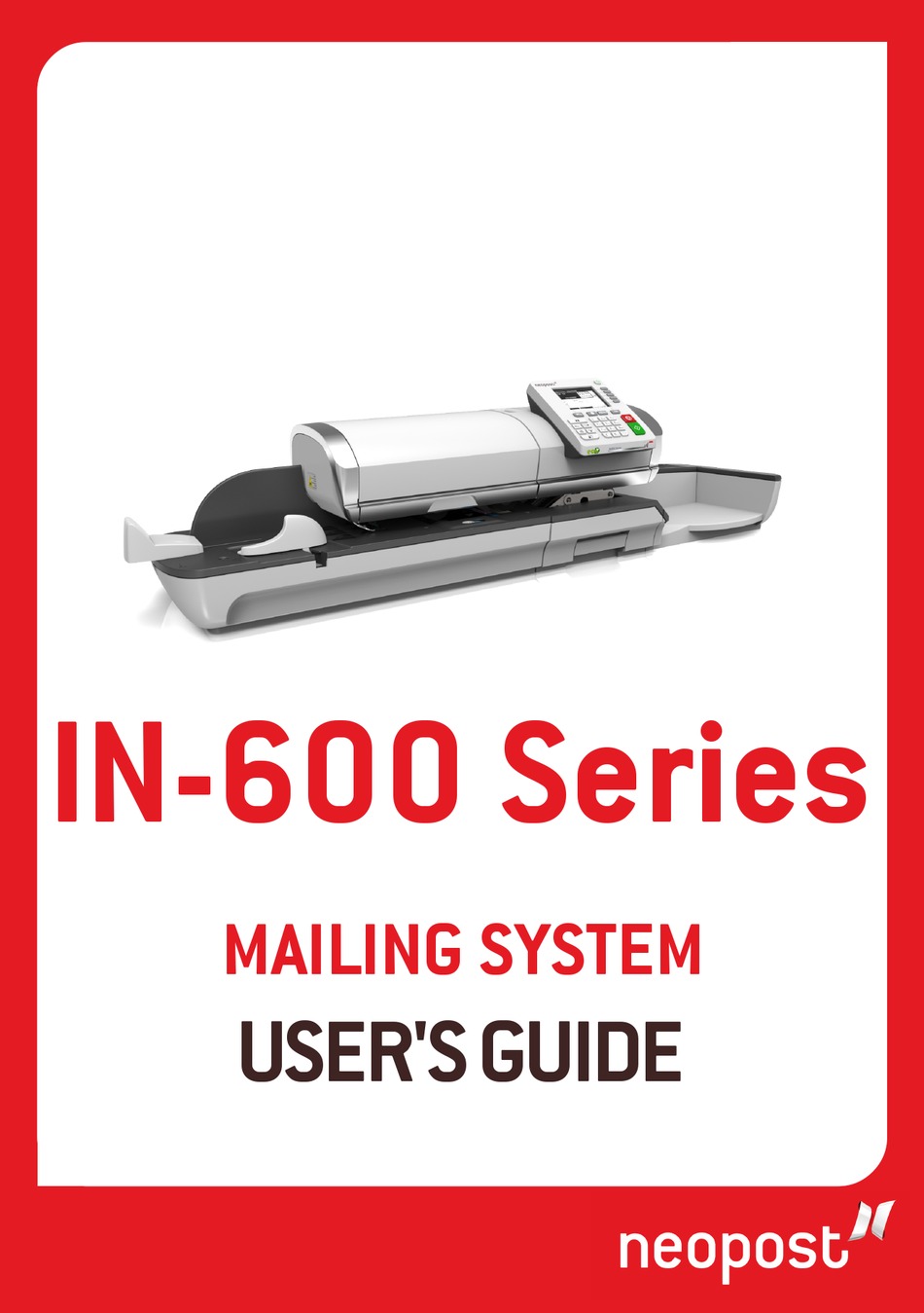 Neopost In-300 Series User Manual