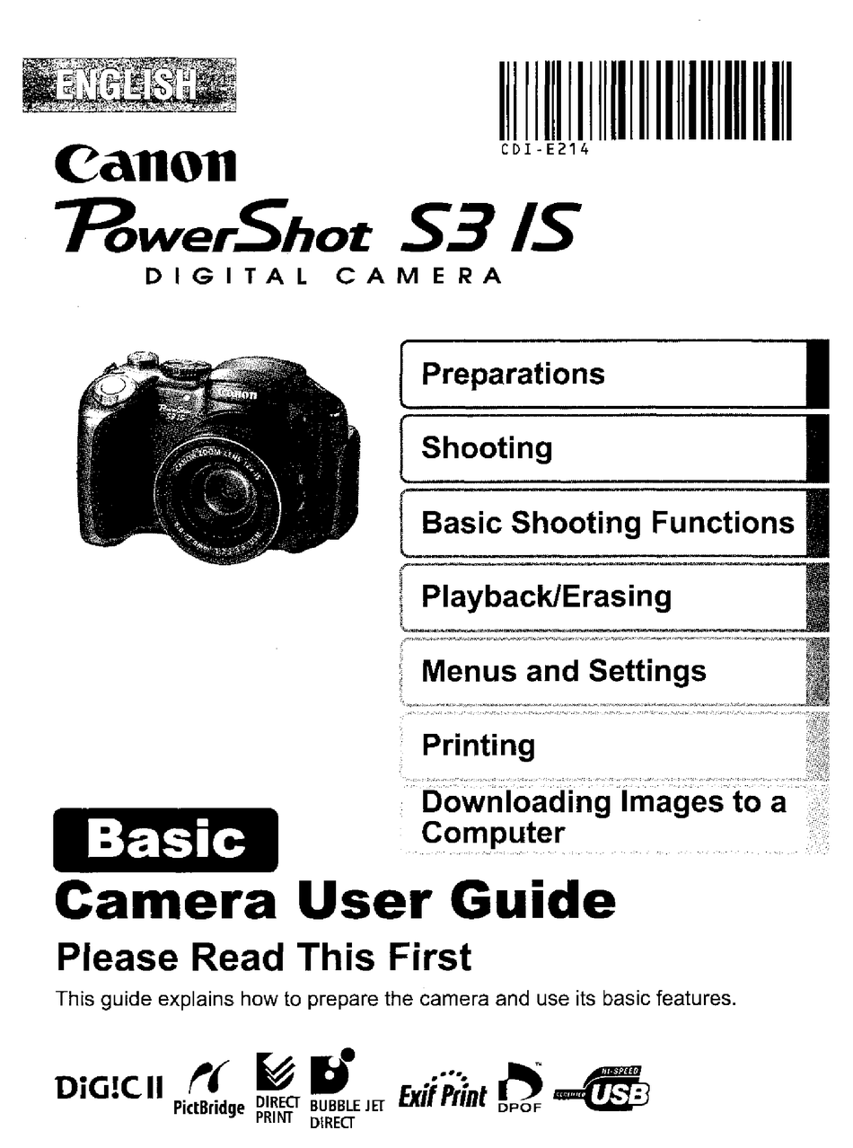 canon powershot a3200 is manual