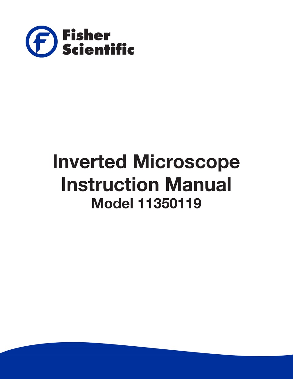 FISHER SCIENTIFIC 11350119 INSTRUCTION MANUAL Pdf Download | ManualsLib