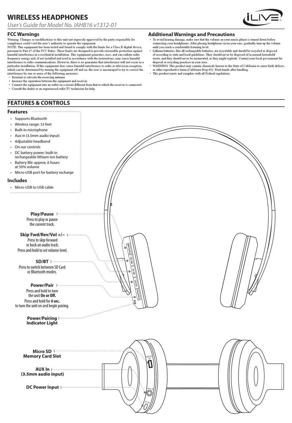 ILIVE IAHB16 USER MANUAL Pdf Download | ManualsLib