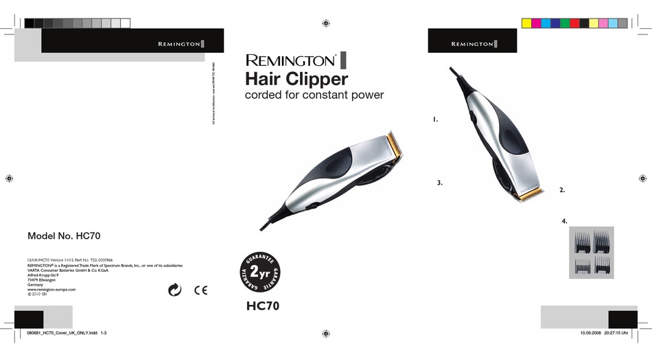 remington hc70 hair clipper