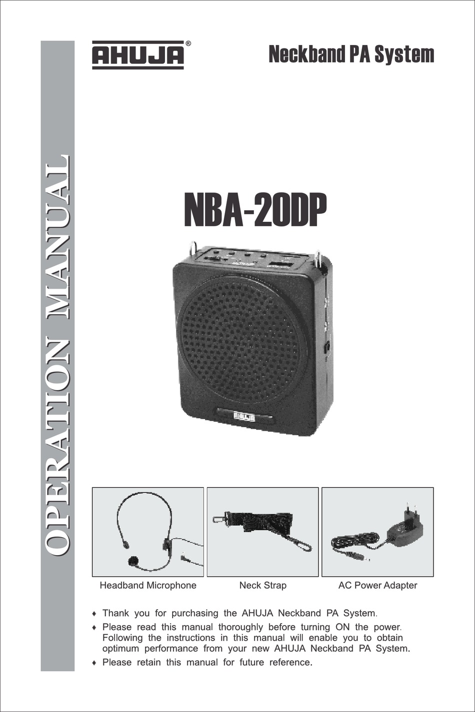 Ahuja nba 2024 20dp microphone