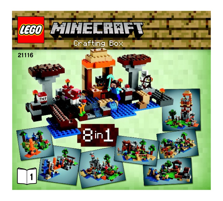 Instruction Minecraft  21116  Heft 1 LEGO Bauanleitung 2 