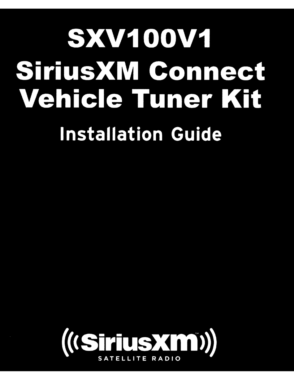 sirius-xm-radio-sxv100v1-installation-manual-pdf-download-manualslib