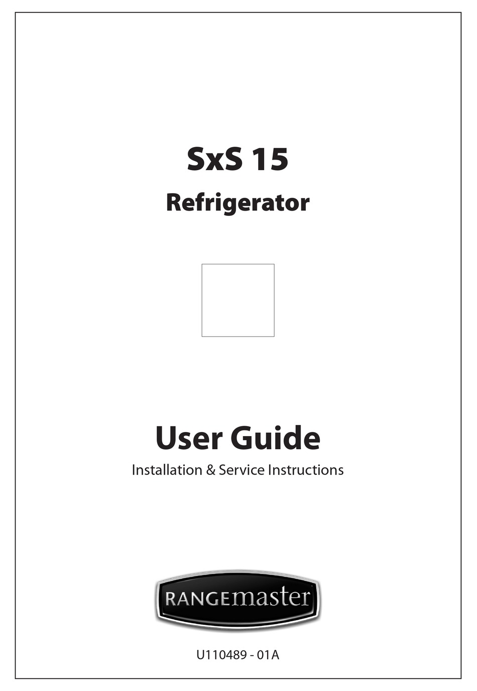 RANGEMASTER SXS 15 USER MANUAL Pdf Download ManualsLib