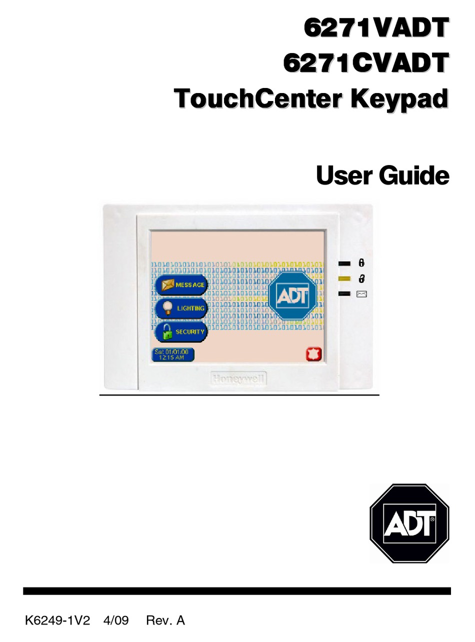 ADT 6271VADT USER MANUAL Pdf Download ManualsLib