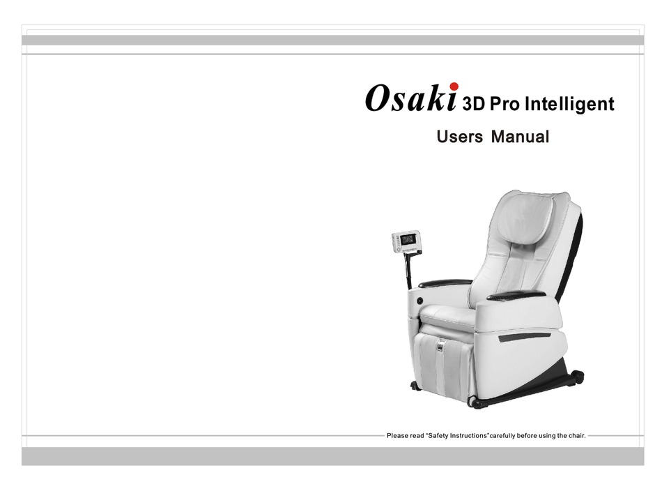 osaki os pro 3d cyber manual