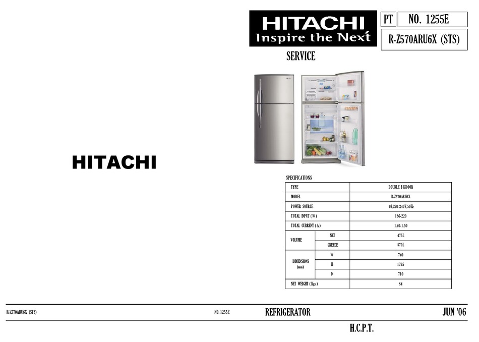 User manual Hitachi RZ-ZH18 (English - 12 pages)