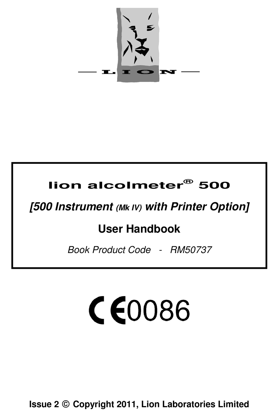 Lion Alcolmeter 500 User Handbook Manual Pdf Download Manualslib