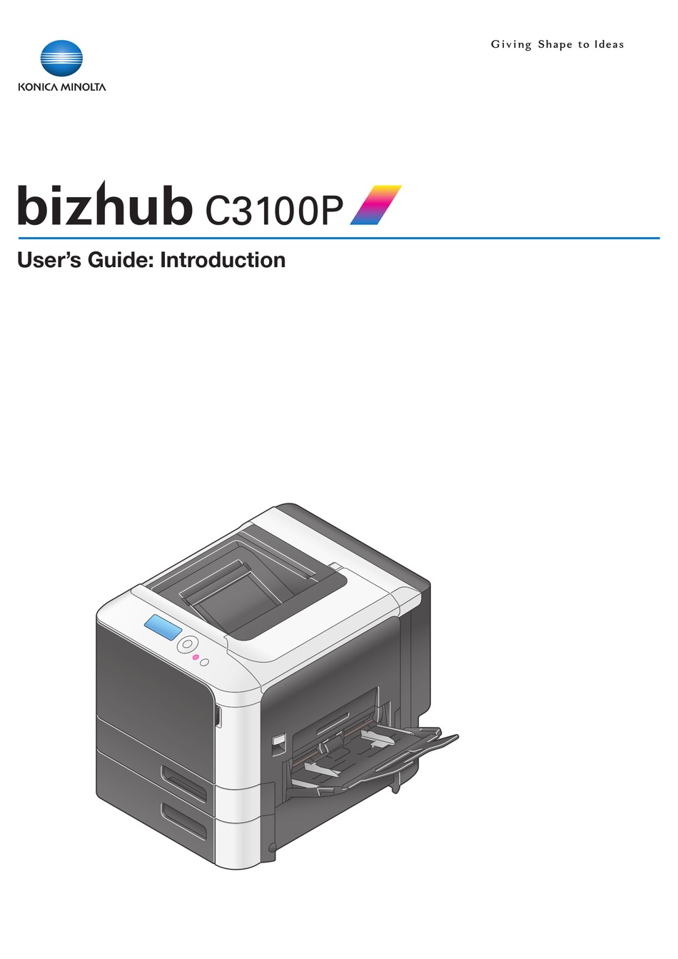 Biz Hub 3110 Printer Driver Free Download : Konica Minolta C3110 User Guide Manualzz : The problem that a blue dashed line is drawn by an orange color on excel 2016.
