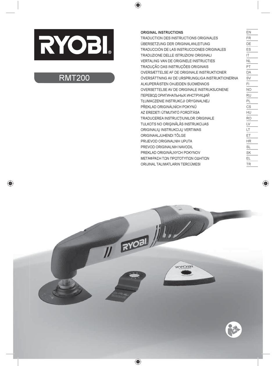 RYOBI RMT200 ORIGINAL INSTRUCTIONS MANUAL Pdf Download ManualsLib