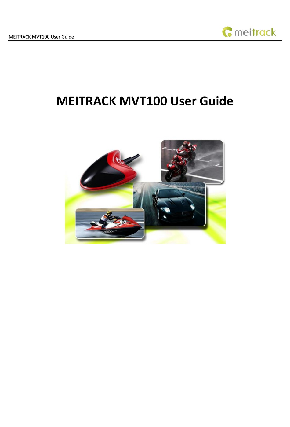 MEITRACK MVT100 USER MANUAL Pdf Download | ManualsLib