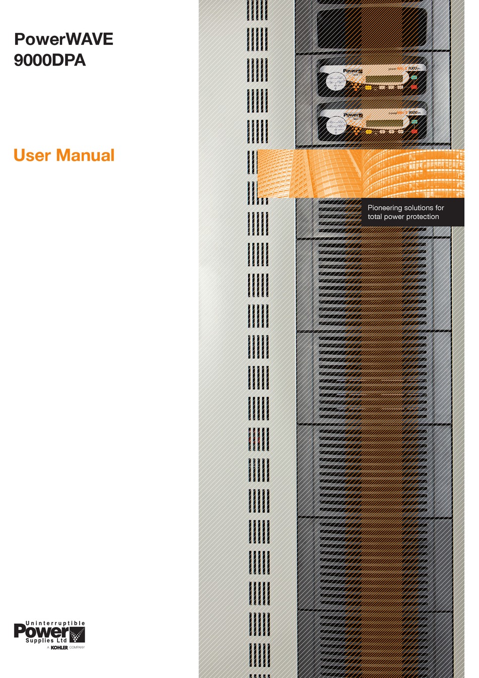UNINTERRUPTIBLE POWER SUPPLIES POWERWAVE 9000DPA USER MANUAL Pdf