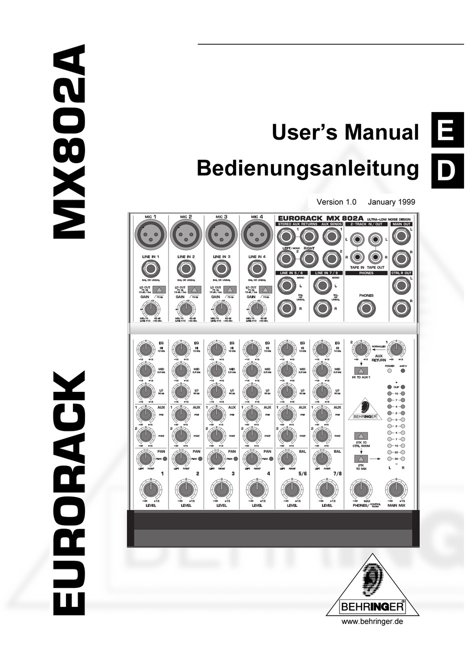 Eurorack mx802a схема