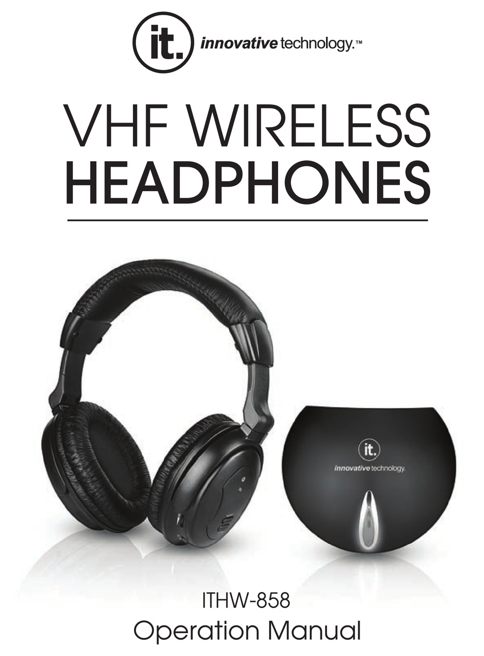  it.innovative technology ITHW-858 Wireless Headphones with  Transmitter : Electronics