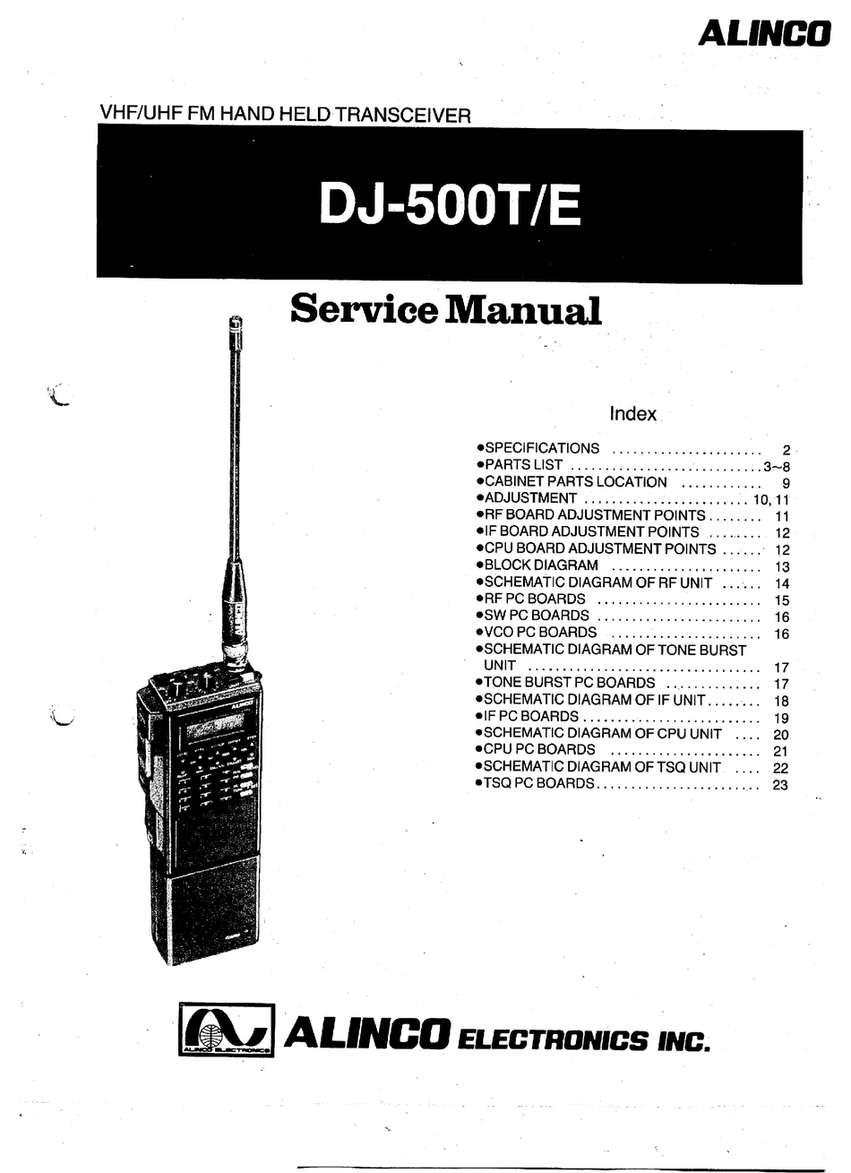 Alinco dj 496 схема