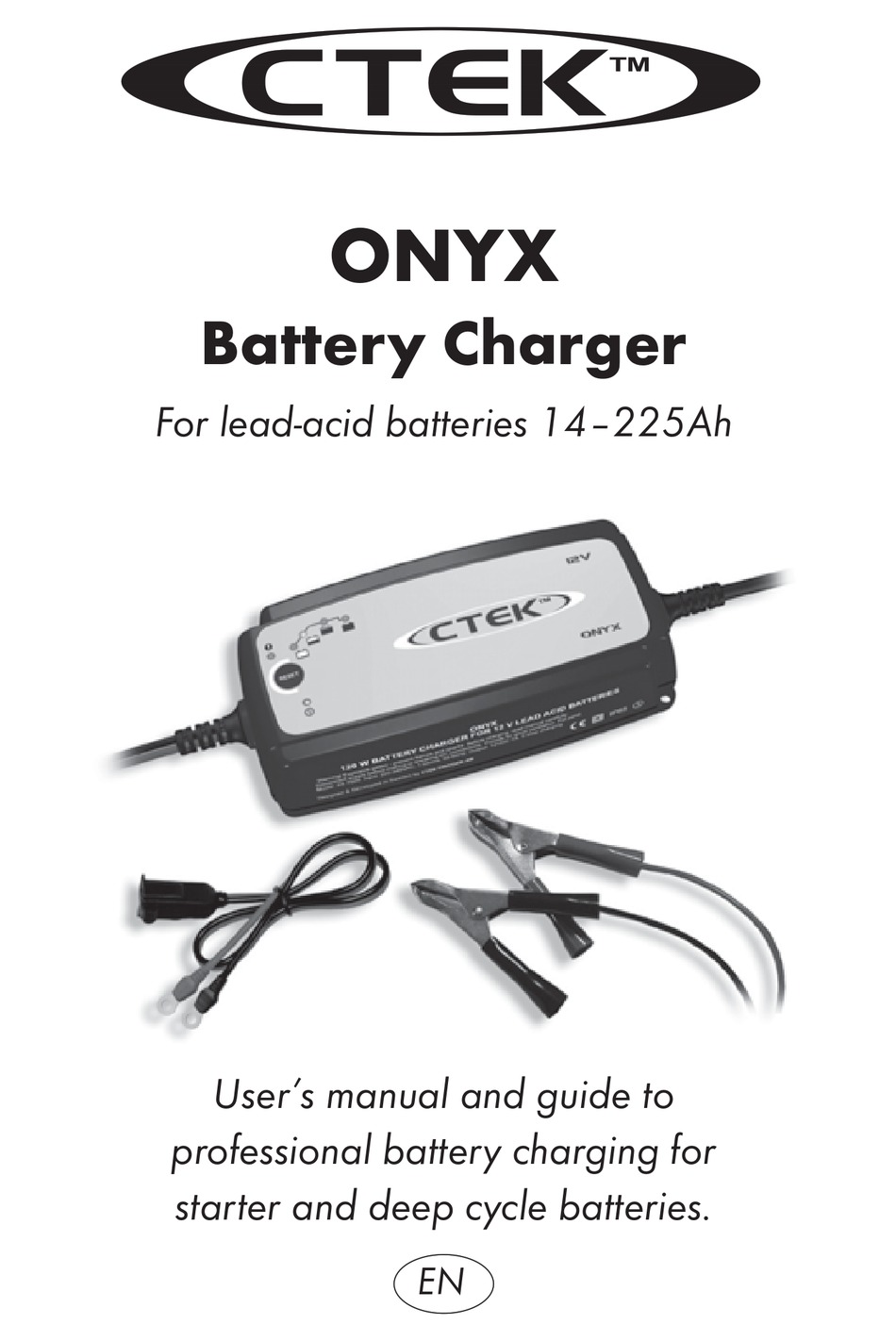 CTEK ONYX USER MANUAL AND MANUAL Pdf Download ManualsLib