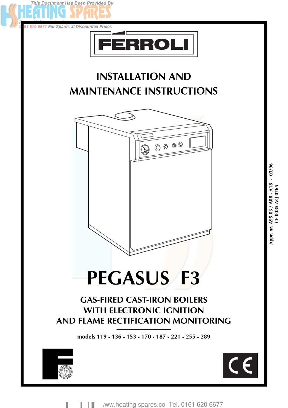 Ferroli Pegasus F3 119 Installation And Maintenance Instructions Manual Pdf Download Manualslib Ferroli Pegasus F3 119 Installation And Maintenance Instructions Manual Pdf Download Manualslib