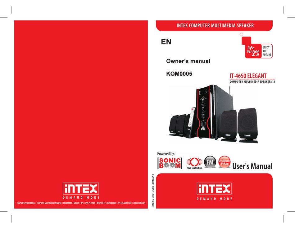 intex it 4650 fm speaker 5.1