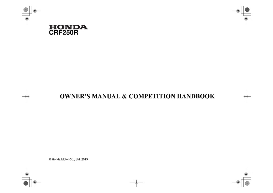 HONDA CRF250R OWNERu0027S MANUAL Pdf Download  ManualsLib