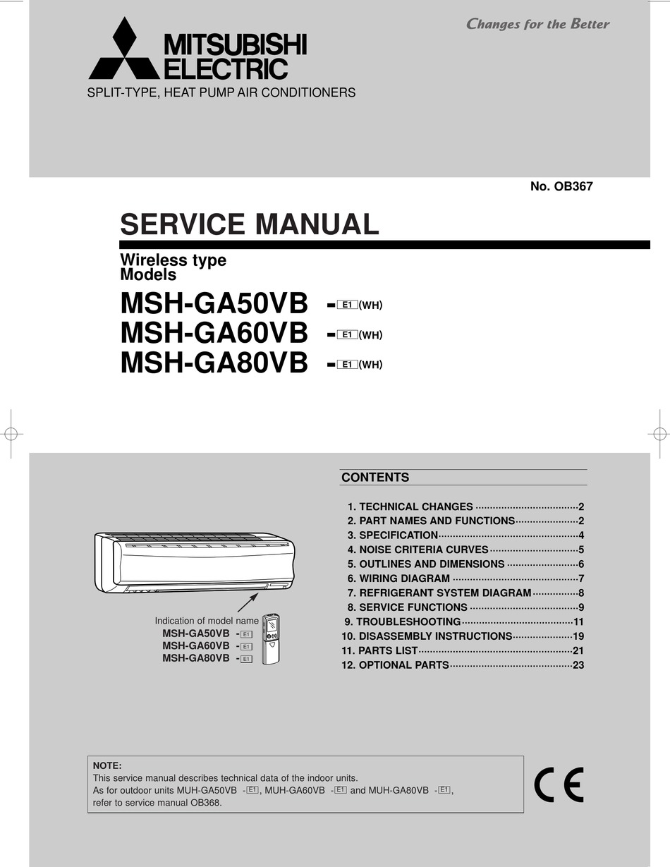 Mitsubishi msh ga50vb