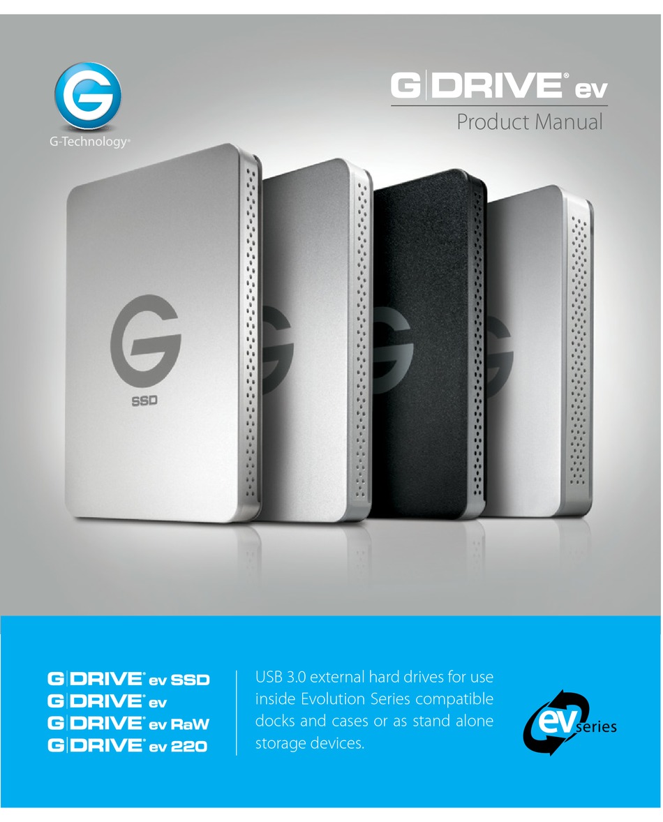 G Technology G Drive Ev Ssd Product Manual Pdf Download Manualslib