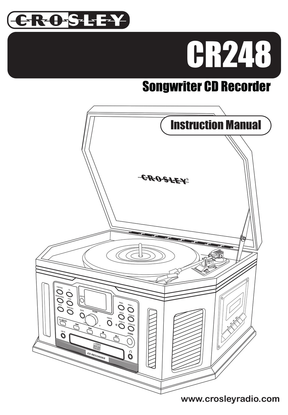 CROSLEY U00 U00 U00 U00 U00 CR248 INSTRUCTION MANUAL Pdf Download ManualsLib