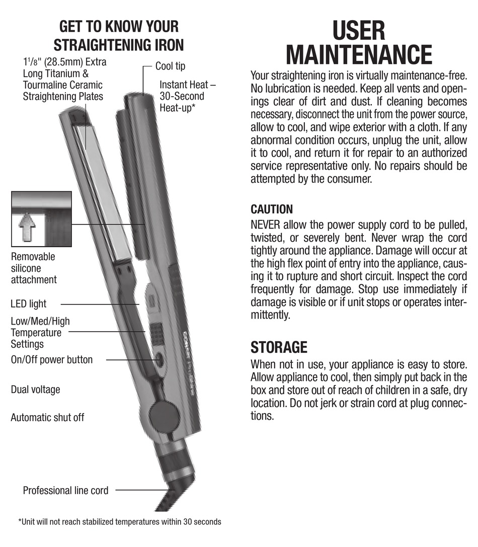 conair proshine straightener