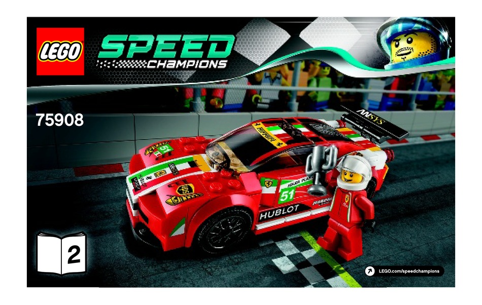 Lego Speed 75908 NUR Bauanleitung 