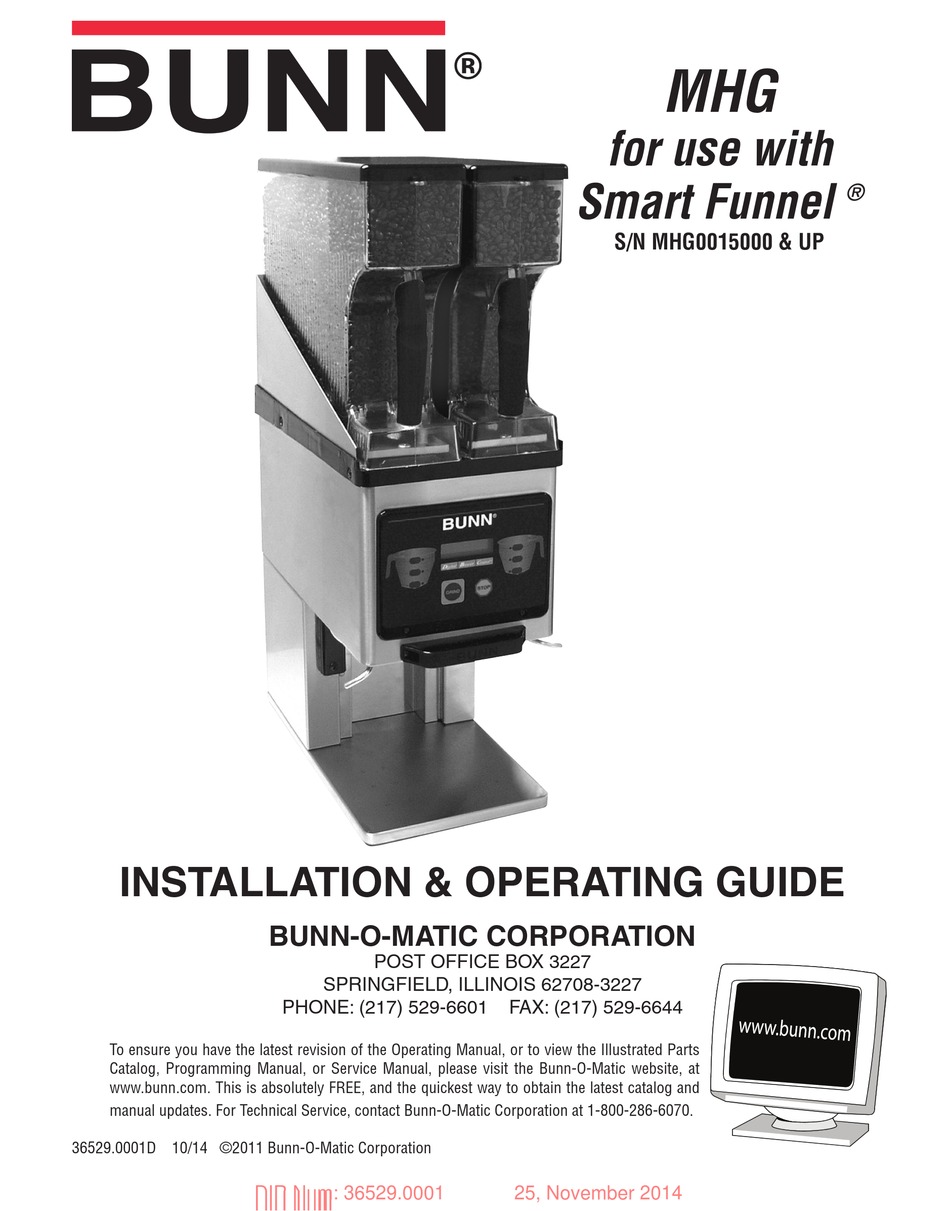 Cleaning - Bunn MHG Installation 